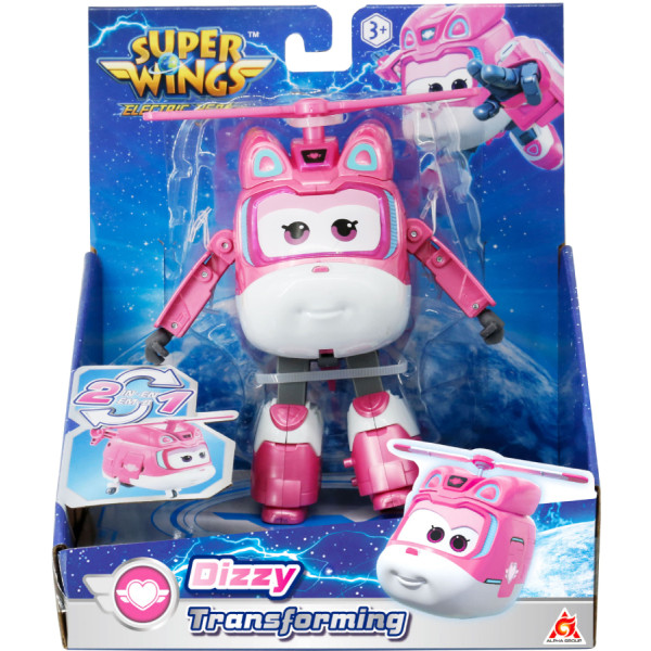 Фото - Колекційна фігурка Super Wings Transforming Dizzy (EU780240)