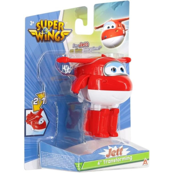 Фото - Колекційна фігурка Super Wings Transforming Jett (EU780621)