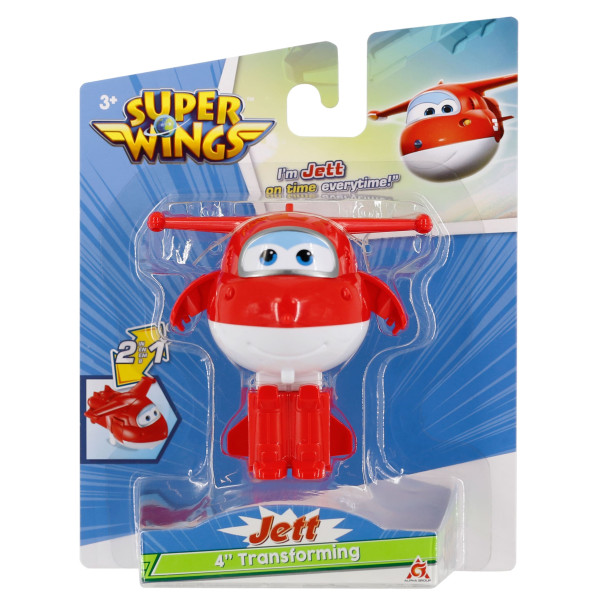 Фото - Колекційна фігурка Super Wings Transforming Jett (EU780621)