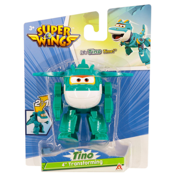 Фото - Коллекционная фигурка Super Wings Transforming Tino (EU780623)