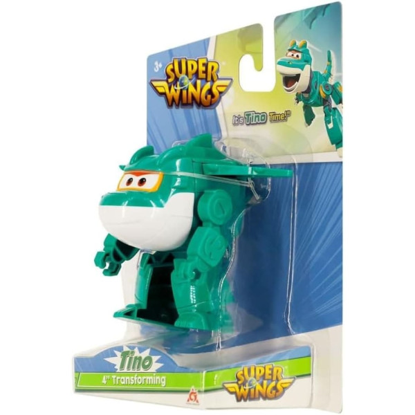 Фото - Коллекционная фигурка Super Wings Transforming Tino (EU780623)