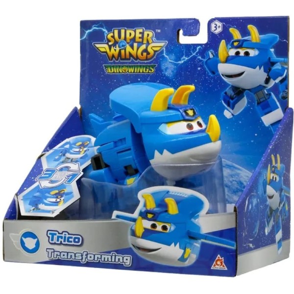 Фото - Коллекционная фигурка Super Wings Transforming Trico (EU790242)