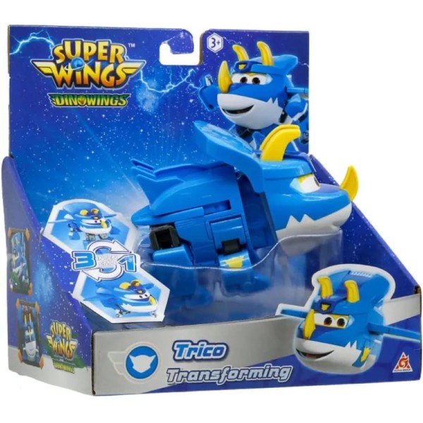 Фото - Коллекционная фигурка Super Wings Transforming Trico (EU790242)