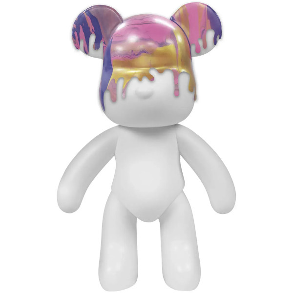 Фото - Набір для декупажу та розпису Pour Palz Флюїд Арт - Ведмедик Золото світанку S3 Metallic (GS-G25020)