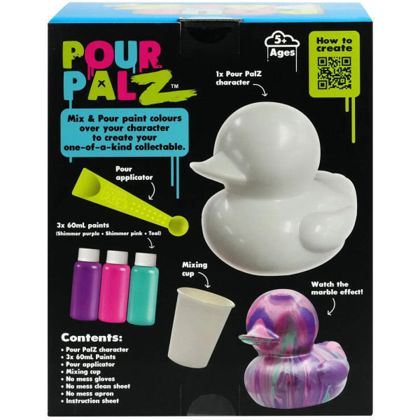 Фото - Набір для декупажу та розпису Pour Palz Флюїд Арт - Каченя Ягідна фантазія (GS-G26261C)