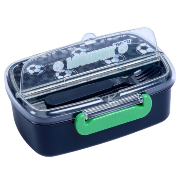 Фото - Ланч-бокс YES Football 750 мл з приладдям (708794)