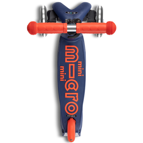 Фото - Триколісний самокат Micro серії Mini Deluxe Foldable LED – Синій (MMD196)