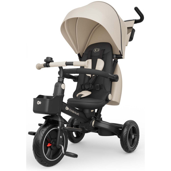 Фото - Триколісний велосипед Kinderkraft Spinstep 2 Plus Beige (KRSPST02BEGPL00)