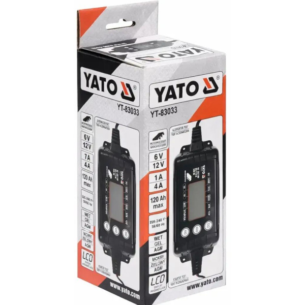 Фото - Зарядное устройство для авто Yato YT-83033