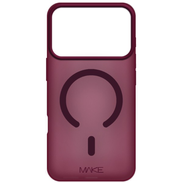 Фото - Чохол для смартфону MAKE Aura Magnet for Apple iPhone 18 Pro/17 Pro Burgundy (MCLAM-AI18P/17PRD) Фото - Чохол для смартфону MAKE Aura Magnet for Apple iPhone 18 Pro/17 Pro Burgundy (MCLAM-AI18P/17PRD)