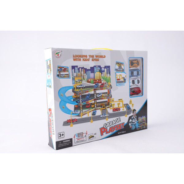 Фото - Ігровий набір PLAYSET складний паркінг в комплекті з 4 машинками GARAGE (72479)