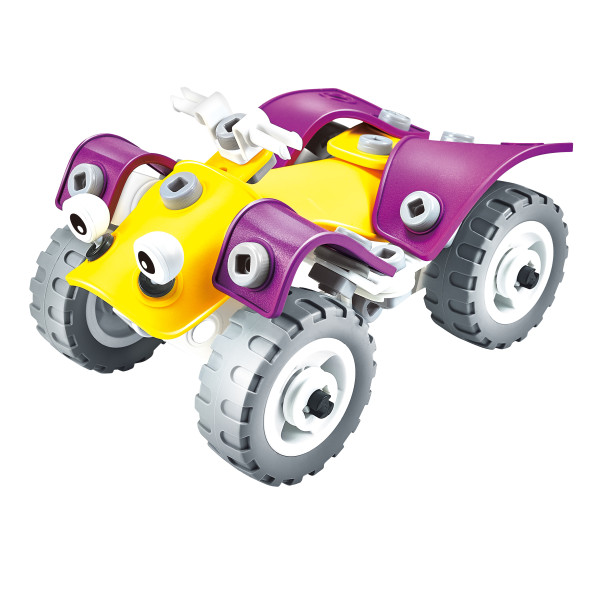 Фото - Пластиковий конструктор STEAM з болками: BUILD AND PLAY 4в1 на 100 деталей (73308)