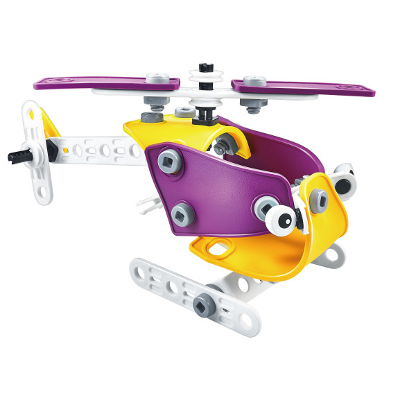 Фото - Пластиковий конструктор STEAM з болками: BUILD AND PLAY 4в1 на 100 деталей (73308)