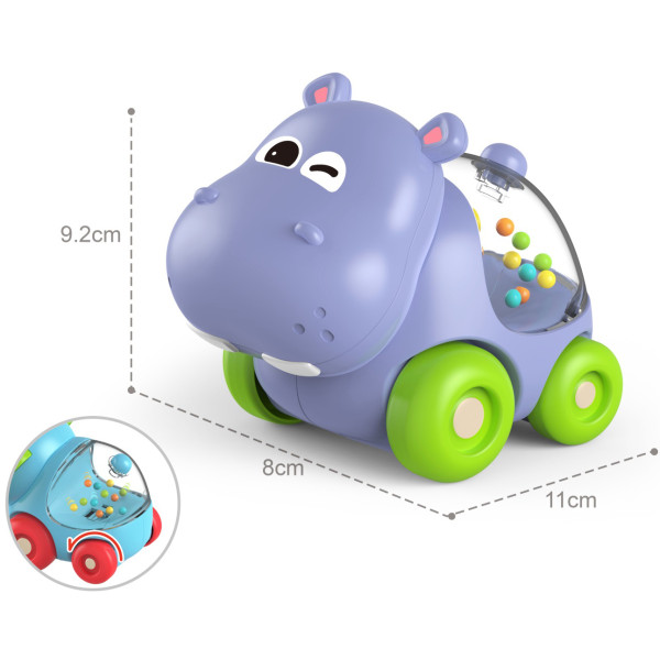 Фото - Каталка IZ TOYS бегемот (75753)
