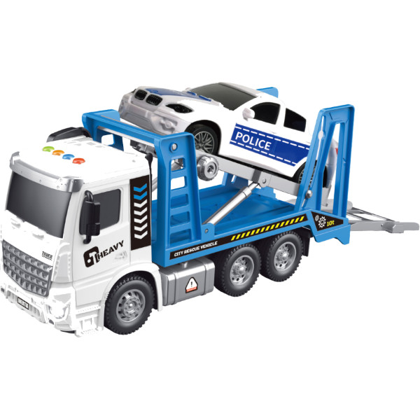 Фото - Наземна спецтехніка TRUCK HEAVY евакуатор з машинкою RESCUE TEAM (75937) Фото - Наземна спецтехніка TRUCK HEAVY евакуатор з машинкою RESCUE TEAM (75937)