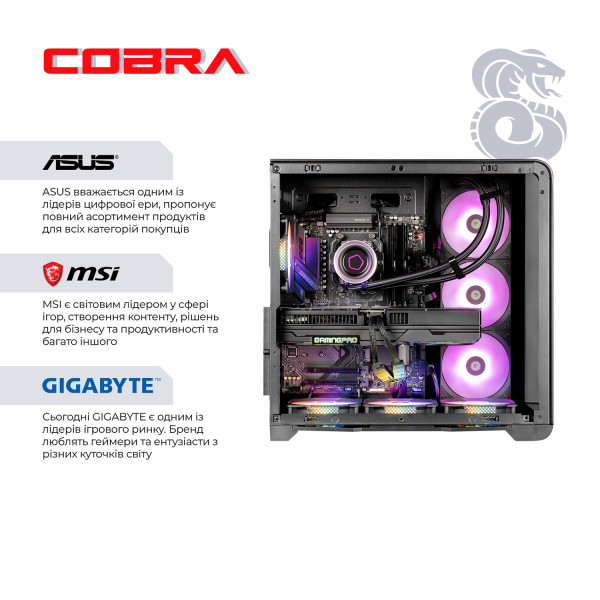 Фото - Системный блок Cobra Gaming Windows 11 Home (A99X.32.S15.97XT.22158W)