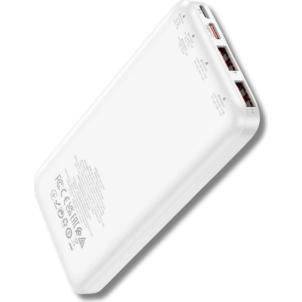 Фото - Батарея мобільна HOCO J101 Astute 22.5W 10000 mAh White (714961)
