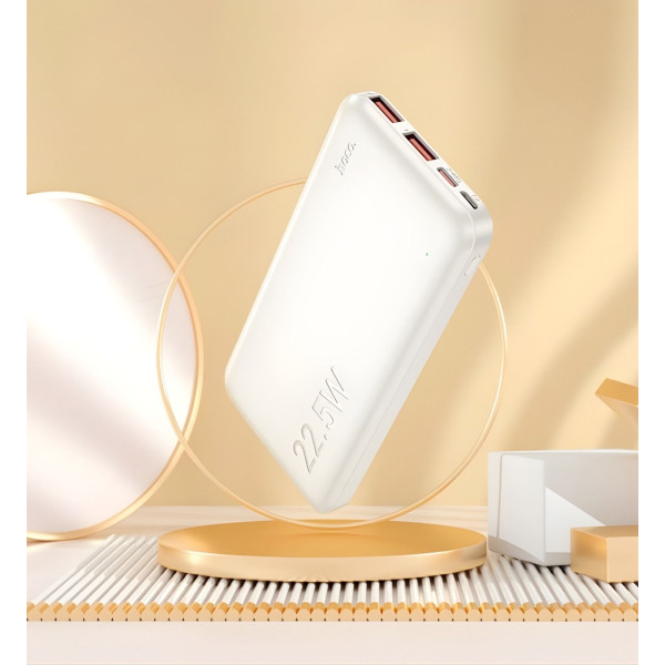 Фото - Батарея мобільна HOCO J101 Astute 22.5W 10000 mAh White (714961)