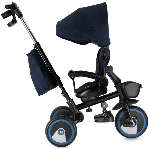Фото - Триколісний велосипед MoMi IVI Navy Blue