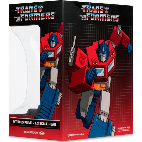 Фото - Коллекционная фигурка McFarlane Toys TRANSFORMERS Optimus Prime 1:3 Scale Bust 22.86 см (14326)