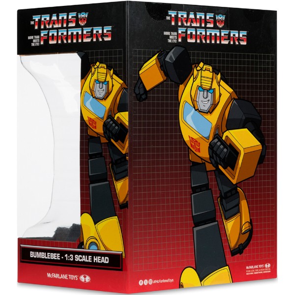 Фото - Коллекционная фигурка McFarlane Toys TRANSFORMERS Bumblebee 1:3 Scale Bust 22.86 см (14328)