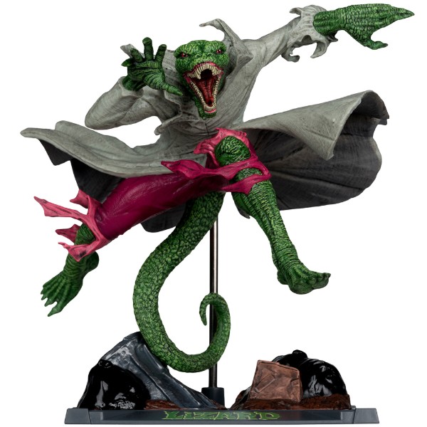 Фото - Коллекционная фигурка McFarlane Toys MARVEL The Lizard 1:10th Scale with Scene Spider-Man #2 22 см (14841)