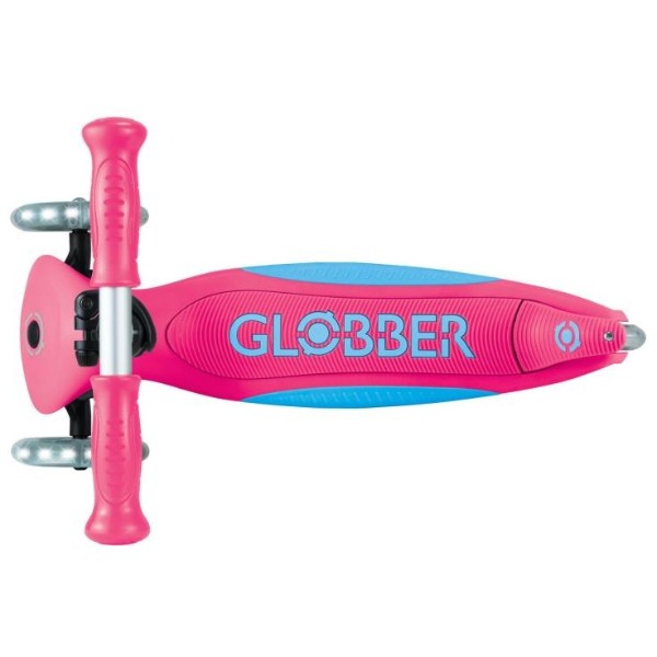 Фото - Трёхколёсный самокат Globber ELITE LIGHTS фуксия (439-610-3)