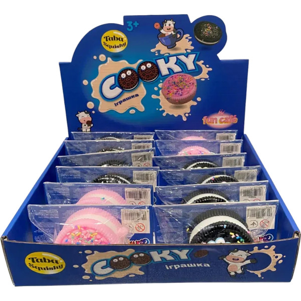 Фото - Сквіш Monster Gum Fun Cafe Taba - Cooky в асортименті (T25005)