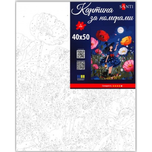 Фото - Картина по номерам Santi Маленькая фея 40х50 см (955787)