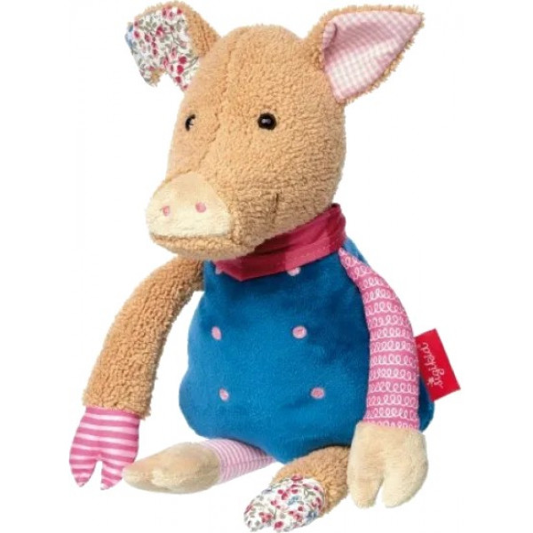 Фото - М'яка іграшка Sigikid Patchwork Sweety Свинка 31 см (38708SK)