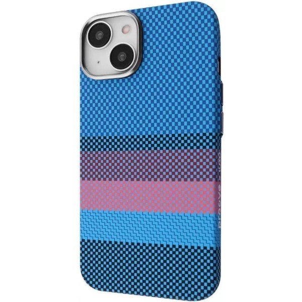 Фото - Чехол для смартфона Proove Gleam Case with Magnetic Ring iPhone 13 blue borders (PCGCIP130063)