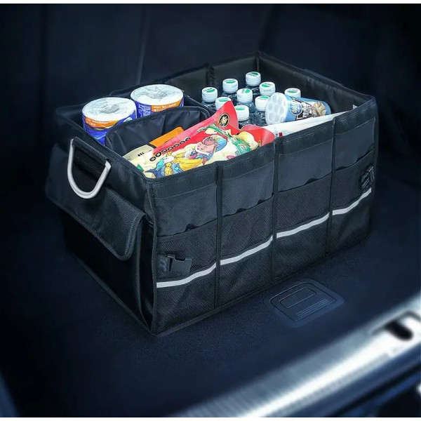 Фото - Сумка-органайзер в багажник UGREEN LP256 Foldable Multifunctional Car Trunk Organizer 55 л Black (80710)