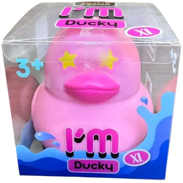 Фото - Стретч-антистресс Monster Gum Крутой замес - I'm Ducky XL Розовая (AS25003)