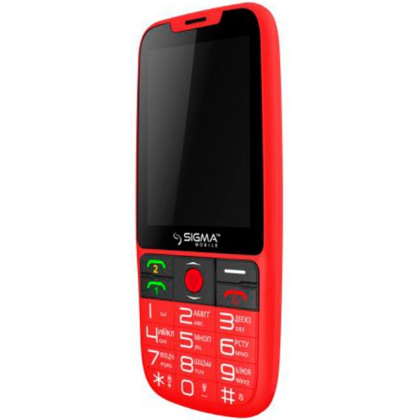 Фото - Мобильный телефон Sigma Comfort 50 Elegance 3 DS Red