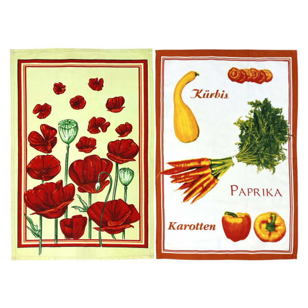 Фото - Набір рушників Zastelli сатин Перец-квіти 50х70 см 2 шт. (19216) Фото - Набір рушників Zastelli сатин Перец-квіти 50х70 см 2 шт. (19216)