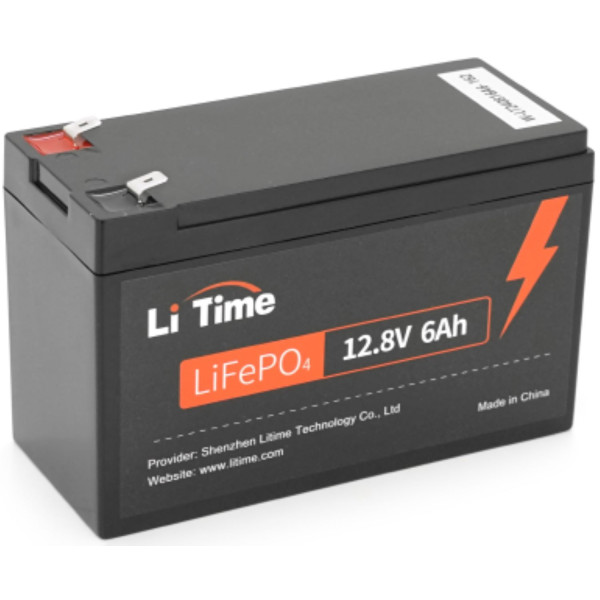 Фото - Акумулятор для ДБЖ Li-TIME LiFePO4 12.8V 6Ah 76Wh () Фото - Акумулятор для ДБЖ Li-TIME LiFePO4 12.8V 6Ah 76Wh ()