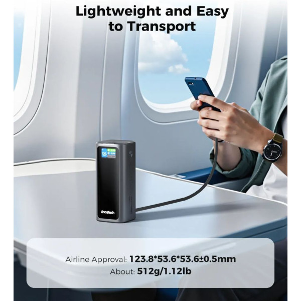 Фото - Батарея мобильная Choetech TFT 20000 мАг PD130 ( B815C)