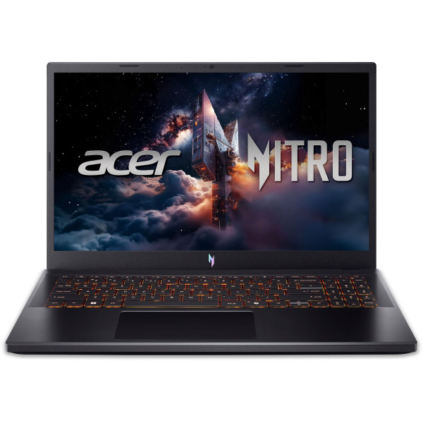 Фото - Ноутбук ігровий Acer Nitro V 15 ANV15-52-520S (NH.QZ7EU.014) Obsidian Black