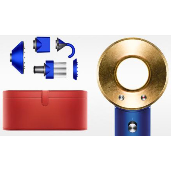 Фото - Фен Dyson HD07 Supersonic 23.75K Blue/Gold Синий/Золотой (389910-01)