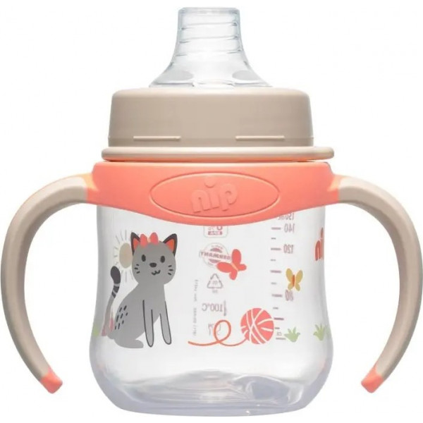 Фото - Поїльник-непроливайка дитячий NIP PP, 150 мл. (35058)