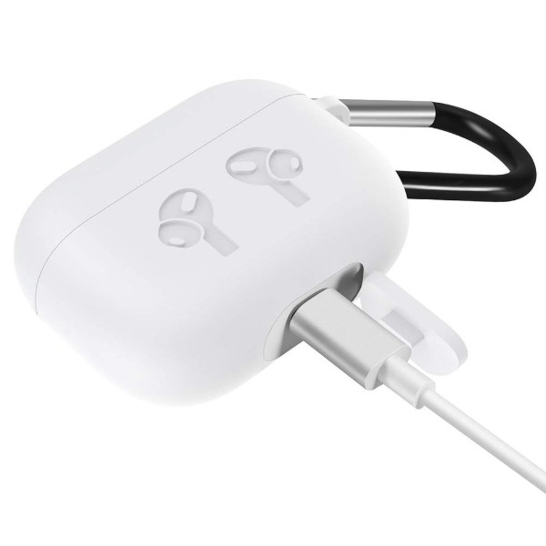 Фото - Чохол для навушників BeCover Silicon Protection for Apple AirPods Pro White (704505)