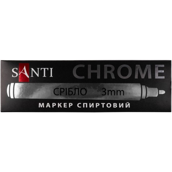 Фото - Маркер Santi Chrome 3 мм (390776)