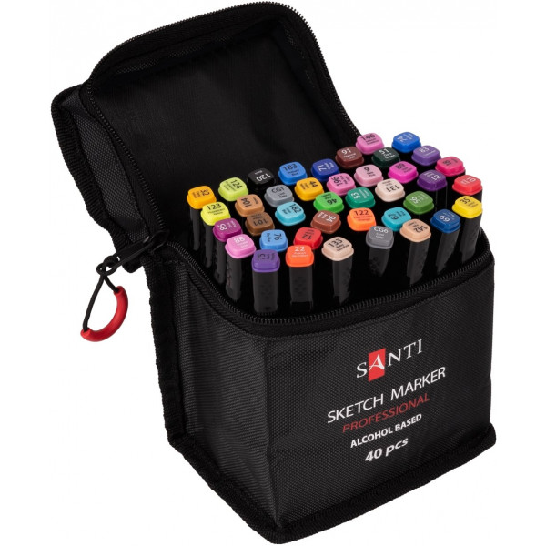 Фото - Набір маркерів Santi 40 шт. (390778) Фото - Набір маркерів Santi 40 шт. (390778)