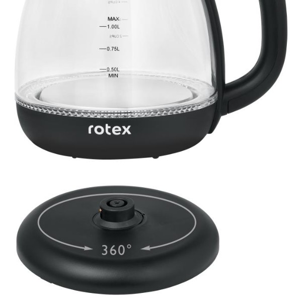 Фото - Уцінка - Електричний чайник Rotex RKT80-B