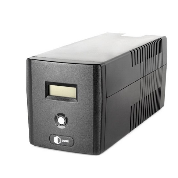 Фото - Уценка - Источник бесперебойного питания QUBE DG 1250, 1250VA/720W, LCD, 4 x Schuko, RJ-45, USB (QBDG1250)
