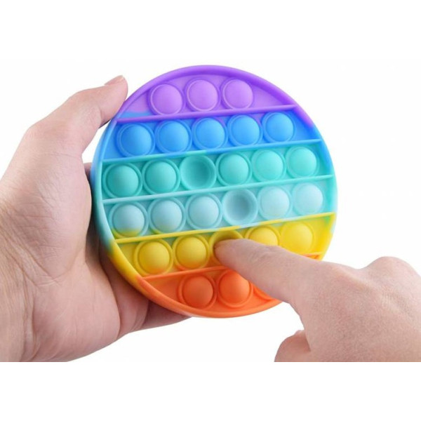 Фото - Антистресс игрушка UFT Pop It Вечный пузырь Круглый Rainbow (popit1)