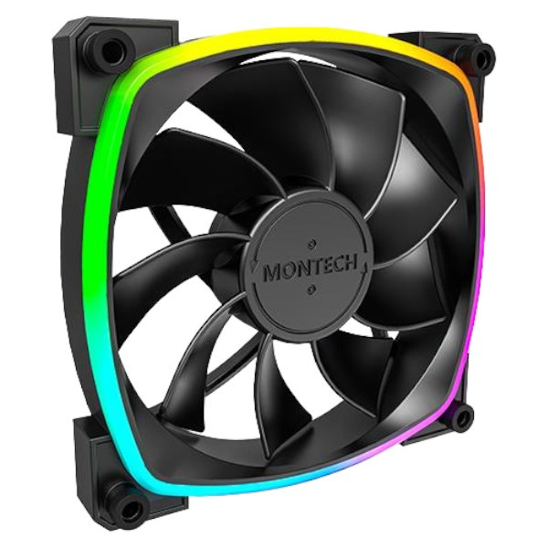 Фото - Корпусний вентилятор Montech RX120 PWM BLACK