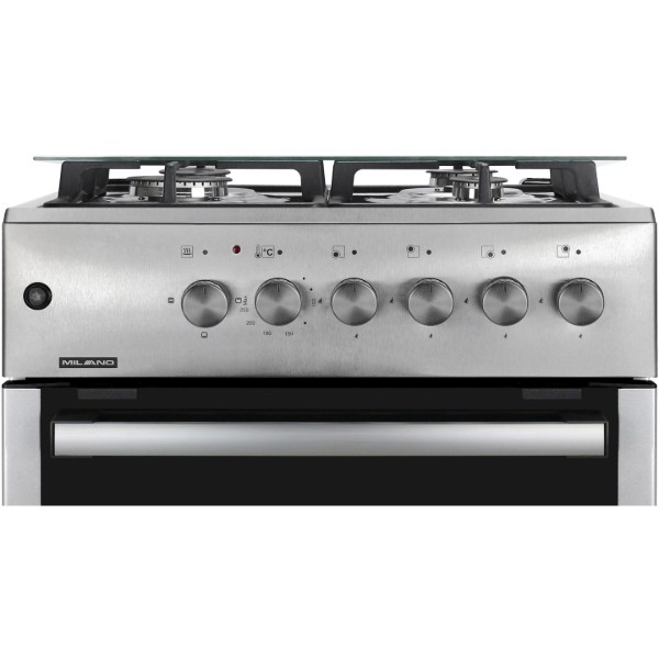 Фото - Уцінка - Плита газова Milano ML60 E40C+стальна