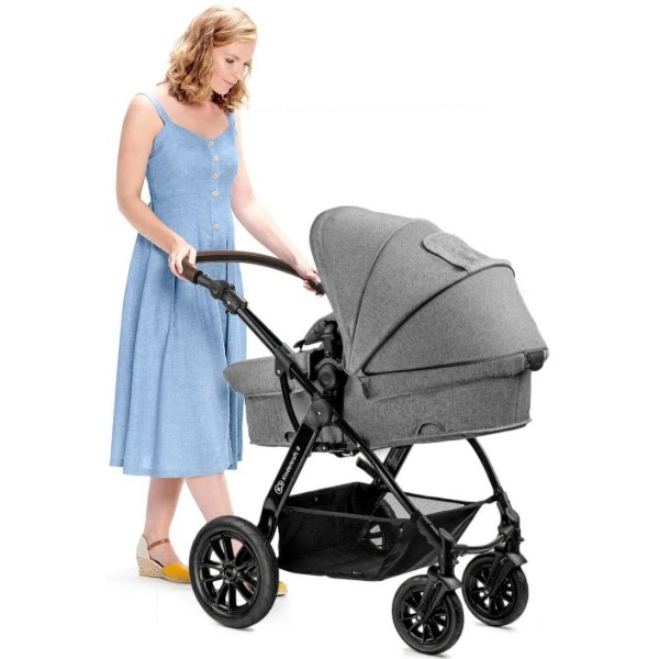 Фото - Коляска универсальная 3 в 1 Kinderkraft Moov Gray Melange (KKWMOOVGRYM0NC)