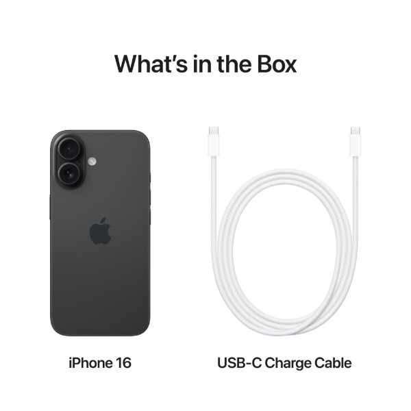 Фото - Уцінка - Смартфон Apple iPhone 16 128Gb Black